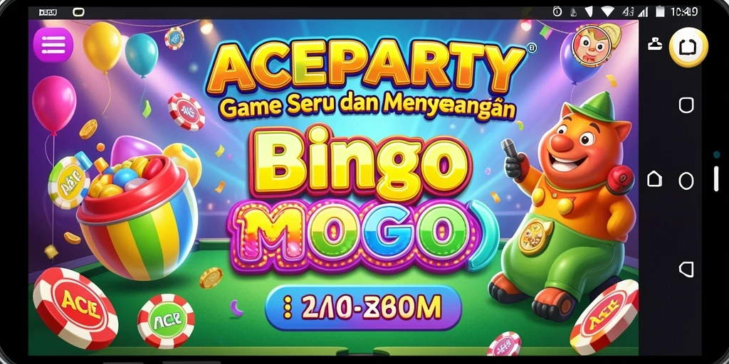 Gameplay seru ACEPARTY dengan teman-teman untuk merayakan kemenangan Bingo.