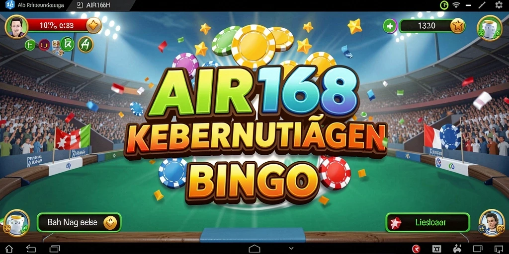 Tampilan gameplay menarik saat bermain Bingo di AIR168.