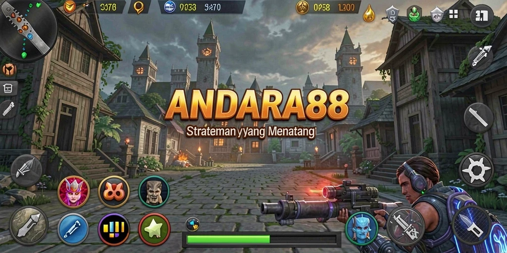 Tampilan permainan ANDARA88 dengan berbagai elemen strategi yang menyenangkan.