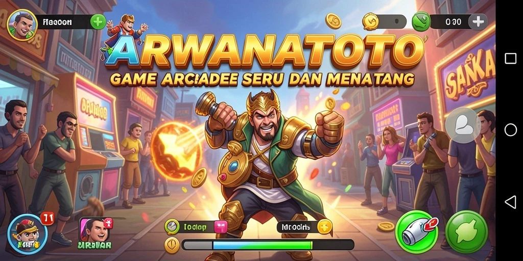 Tampilan menarik dari gameplay ARWANATOTO yang menantang dan seru.