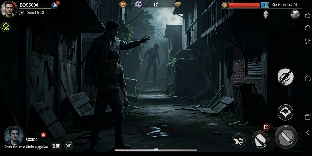 Gameplay mencekam di dalam kegelapan di BOS5000.