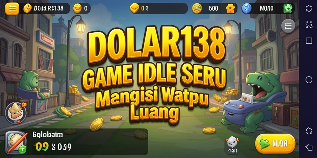 Tampilan gameplay DOLAR138 yang menampilkan aktivitas pengumpulan koin.
