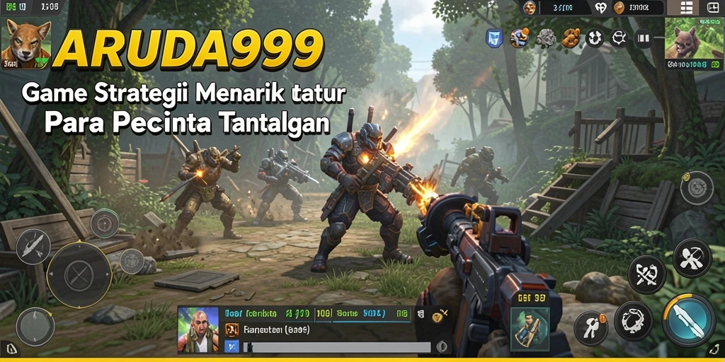 Tampilan gameplay menarik dari GARUDA999 saat merencanakan serangan.