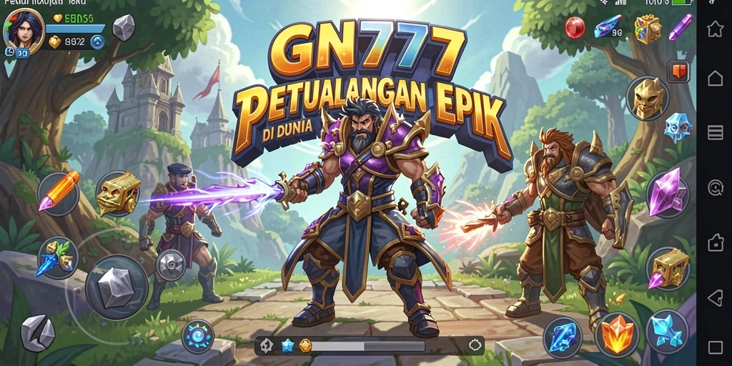 Tampilan gameplay GN777 yang menegangkan dan memukau.