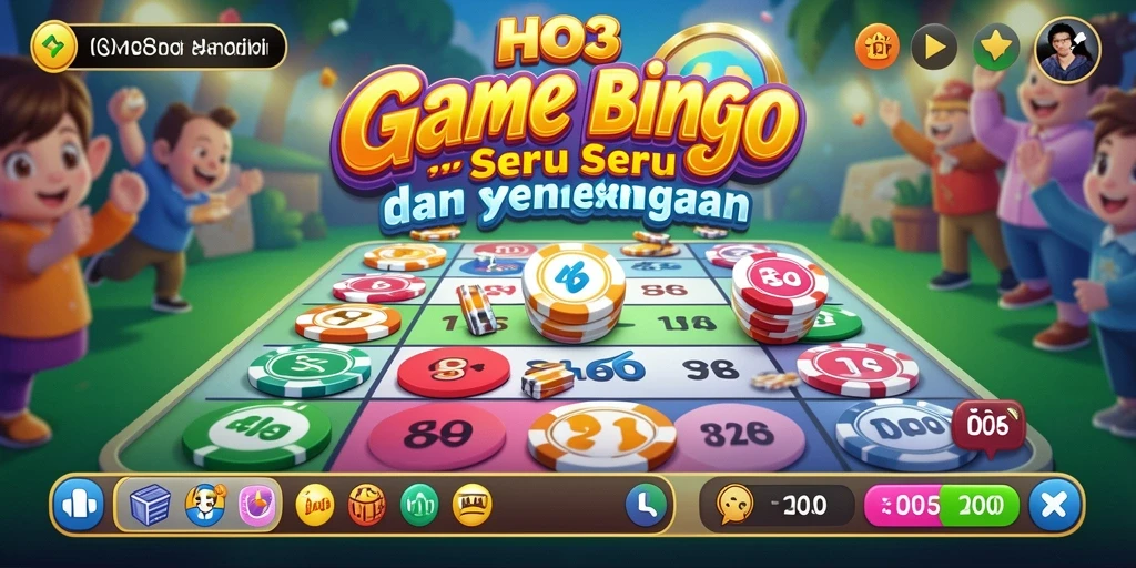 Screenshot utama HO3 menampilkan gameplay Bingo yang seru dan interaktif.