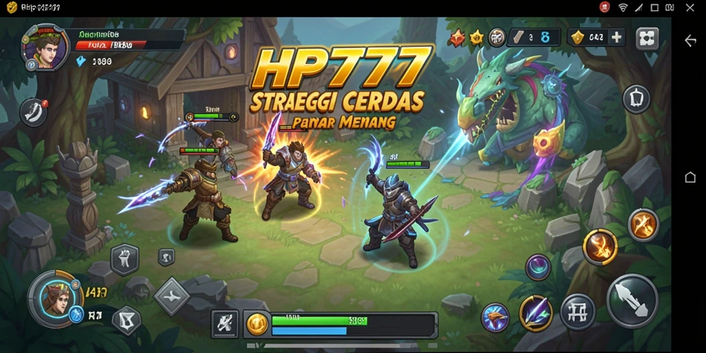 Tampilan gameplay HP777 yang menegangkan dengan strategi yang harus diterapkan.