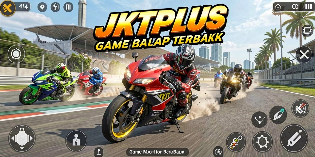 Tampilan gameplay seru dan menegangkan dalam JKTPLUS.