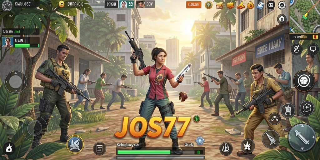 Tampilan gameplay JOS77 yang interaktif dan menarik.
