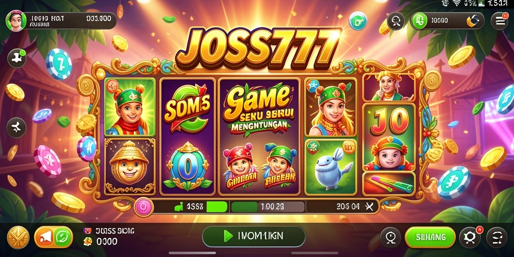 Tampilan gameplay Slot yang menarik dan mengasyikkan di JOSS777.