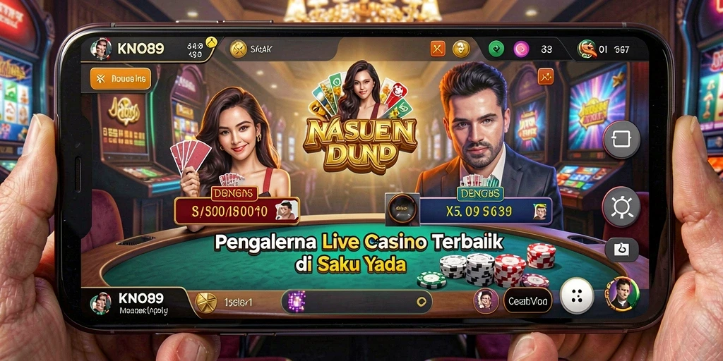 Tampilan antarmuka permainan Live Casino KNO89 yang mengasyikkan.