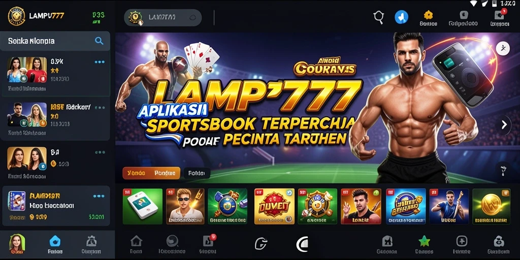 Tampilan gameplay LAMPU777 dengan berbagai pilihan taruhan olahraga.