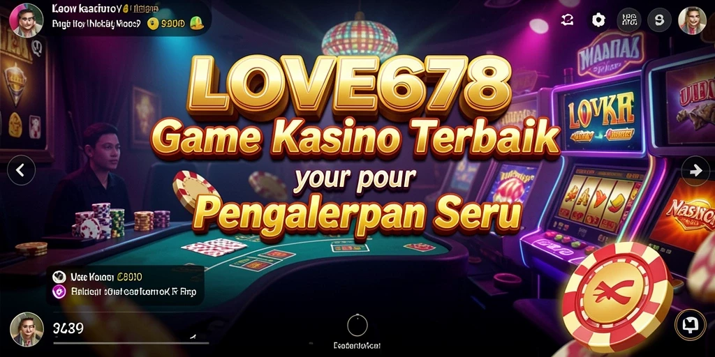 Tampilan permainan Kasino yang seru dan mengasyikkan di LOVE678.