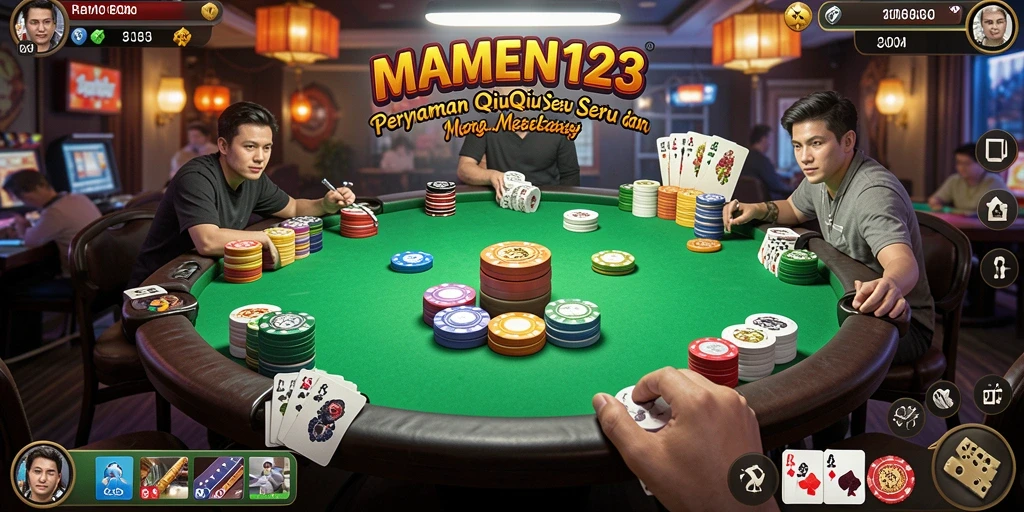 Screenshot gameplay QiuQiu MAMEN123 yang penuh aksi.