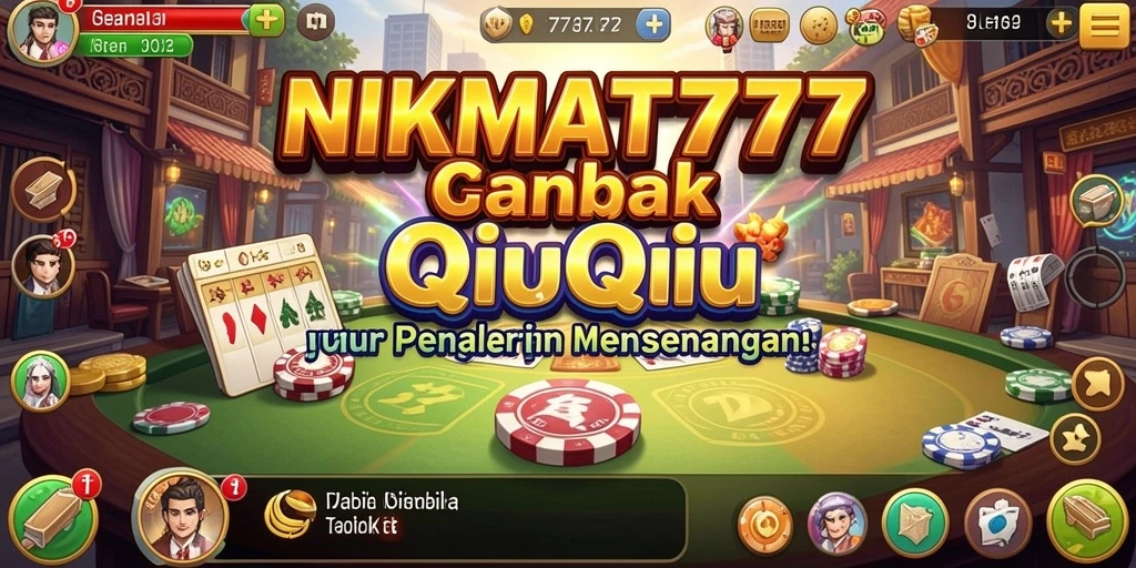 Tampilan gameplay menarik QiuQiu di NIKMAT777.