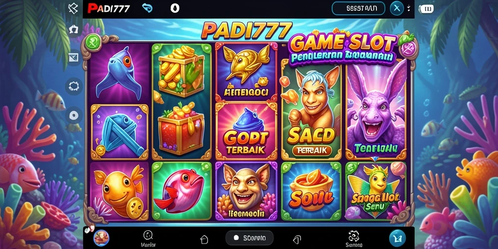 Gameplay seru PADI777 menampilkan mesin slot dengan berbagai tema.