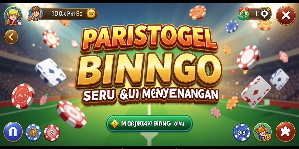 Tampilan gameplay Bingo yang menarik dan interaktif di PARISTOGEL.