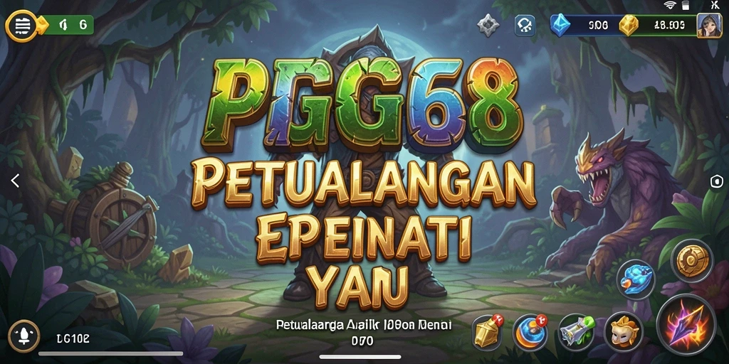 Tangkapan layar PGG68 menampilkan aksi seru dalam game petualangan.