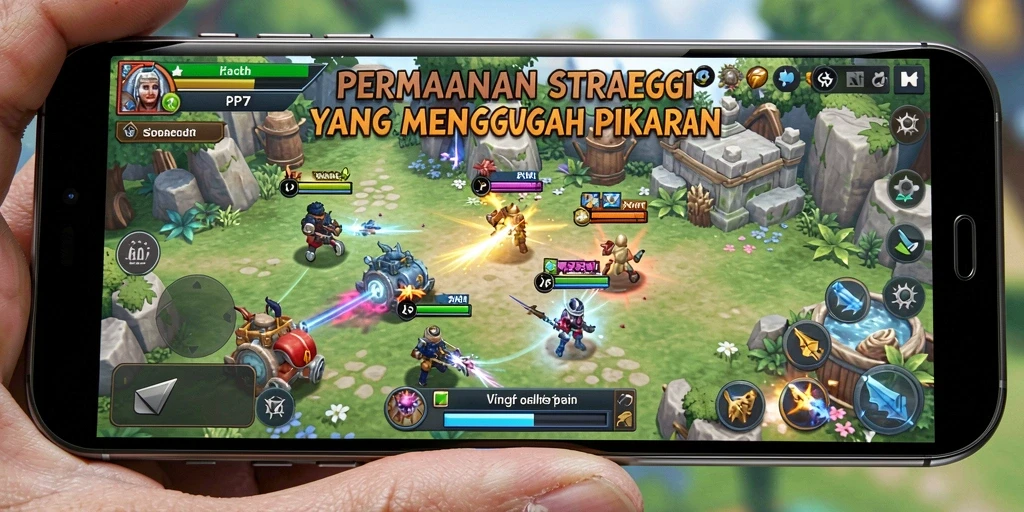 Gameplay menegangkan dan strategi mendalam di PP7.