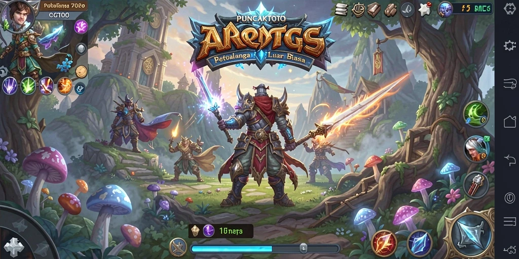 Tampilan gameplay yang menakjubkan dari PUNCAKTOTO dalam aksi.