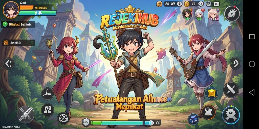 Gameplay menarik dengan karakter Anime yang beragam.