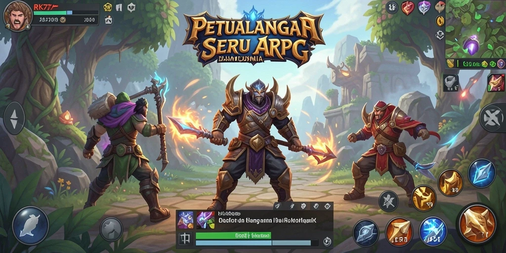 Tampilan menakjubkan dari gameplay ARPG yang mendebarkan.