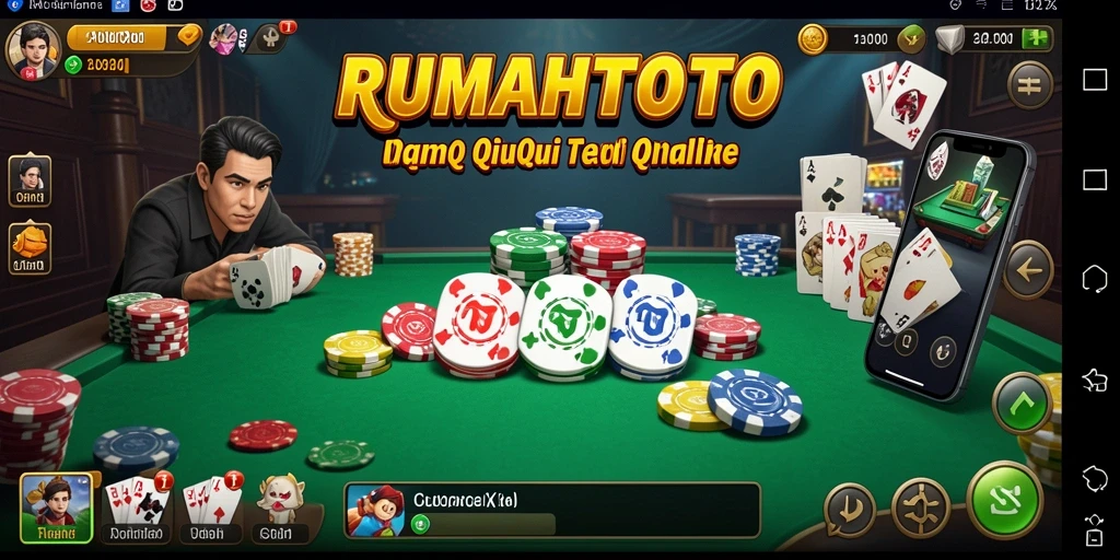 Screenshot gameplay RUMAHTOTO yang menarik dan penuh aksi QiuQiu.