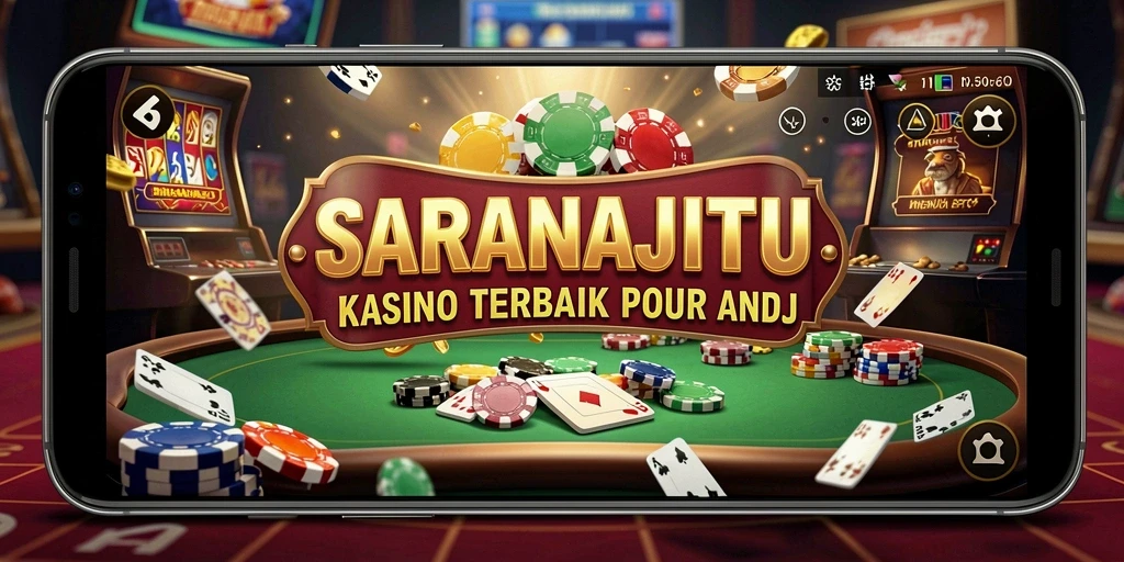 Tampilan gameplay menarik dari SARANAJITU dengan berbagai pilihan permainan Kasino.