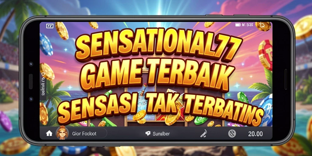 Tampilan gameplay SENSATIONAL77 yang menarik dan penuh warna.