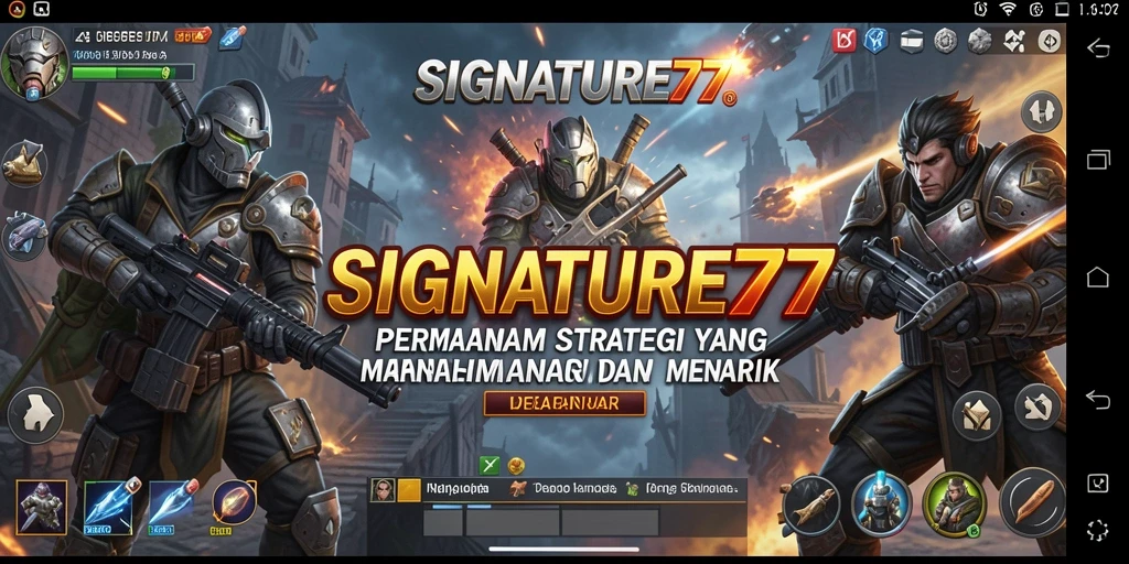 Tampilan gameplay menarik dalam SIGNATURE77 dengan strategi mendalam.