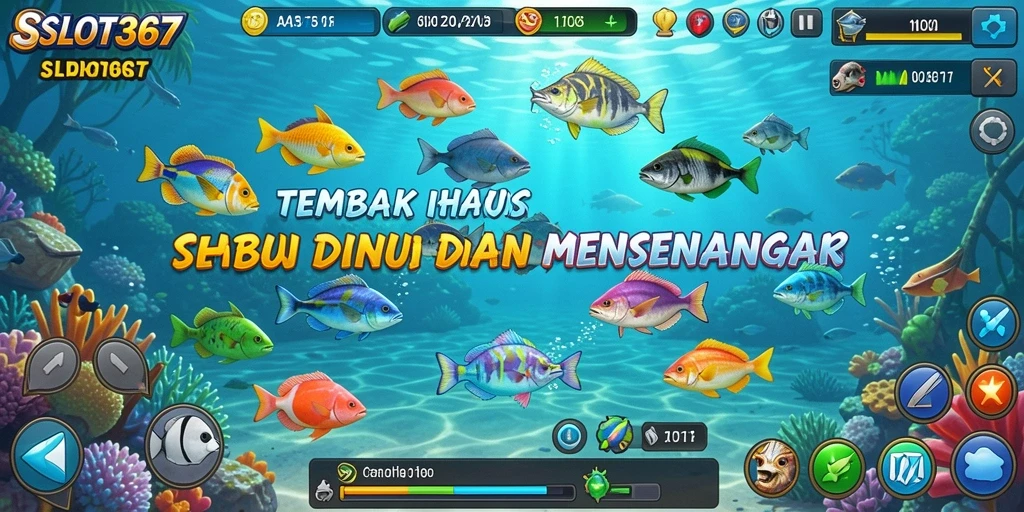 Tampilan gameplay SLOT367 yang penuh aksi Tembak Ikan.