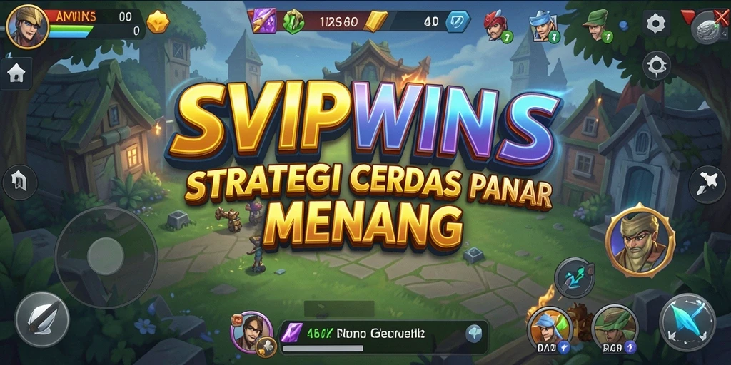 Tampilan gameplay menegangkan dalam SVIPWINS dengan strategi yang kompleks.